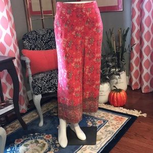 Coldwater Creek wide-legged cropped pants
